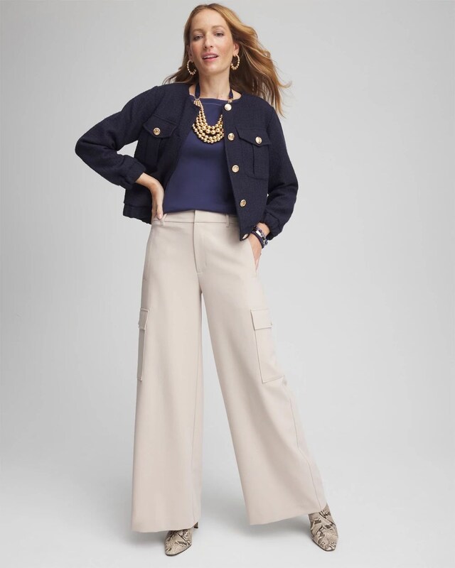 Pima Cotton Bateau-Neck Tee - image 2